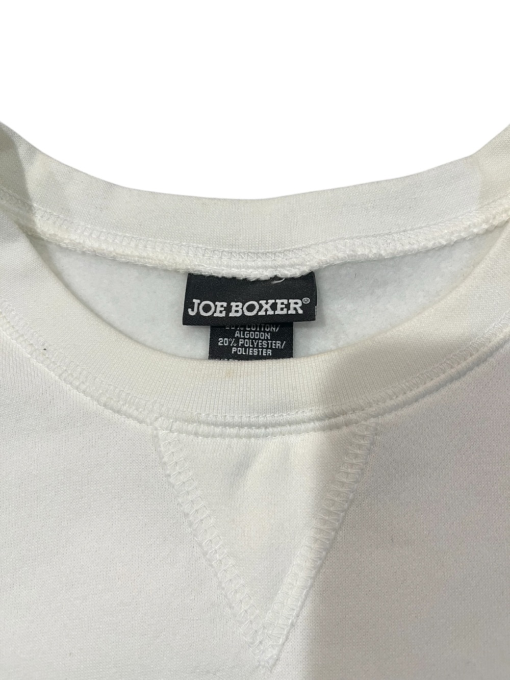Joe Boxer White Sweatshirt - Picture 3 of 3